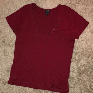 Red rue 21 shirt